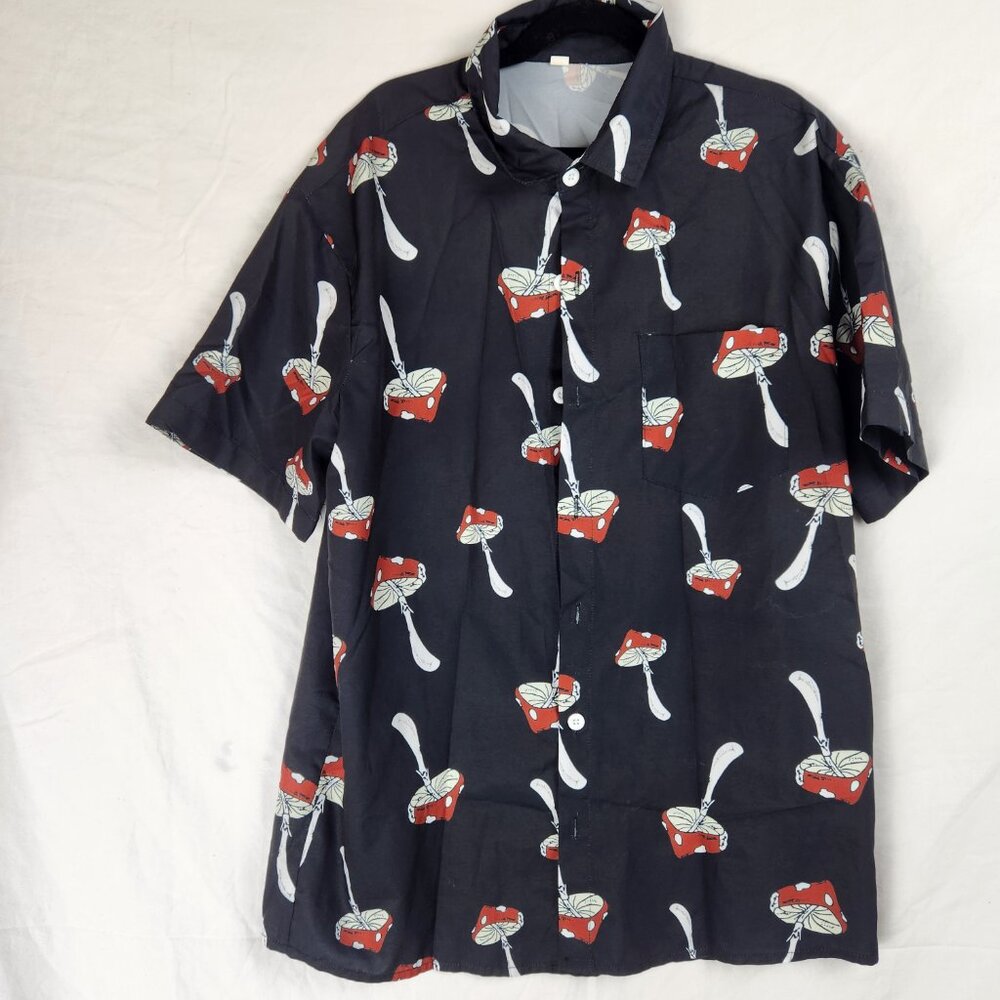 LIKE NEW Men's Small Button Up Short Sleeve